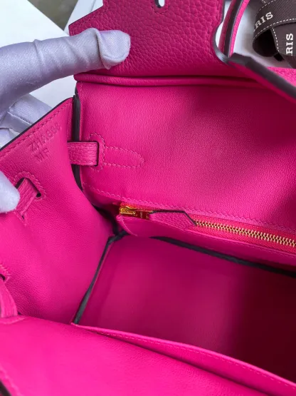 Birkin 25/30/35 Bag Rose Tyrien Togo Leather