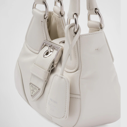 Moon padded nappa-leather bag