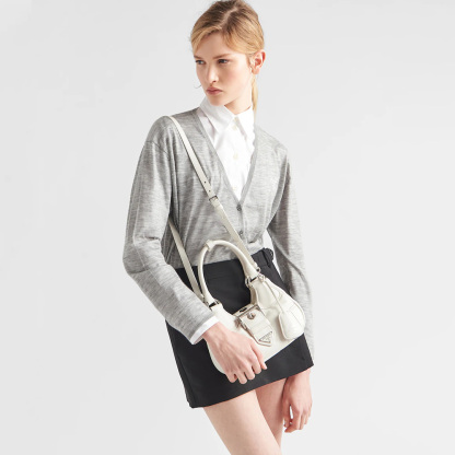 Moon padded nappa-leather bag