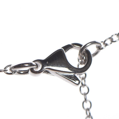 18K White Gold Diamond Etoile Filante Pendant Necklace