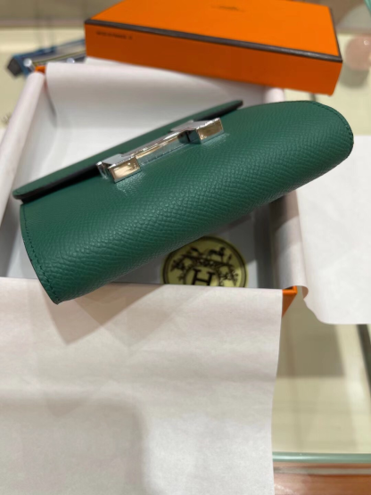 Constance Mini 13 Bag Green Epsom Leather