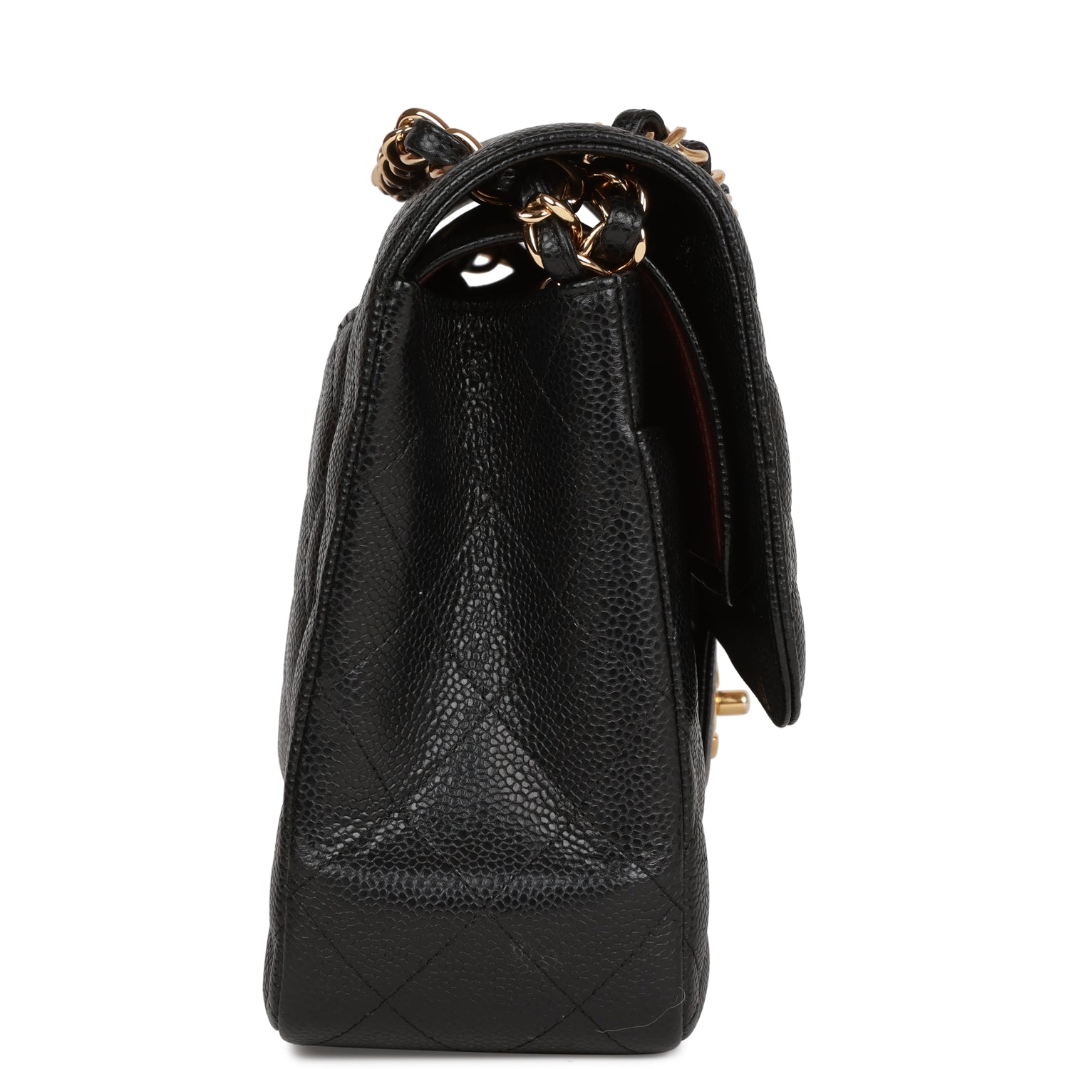 Jumbo Classic Double Flap Bag Black Caviar Gold Hardware