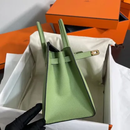 Birkin 25/30/35 Bag Vert Criquet (Avocado Green) Epsom Leather