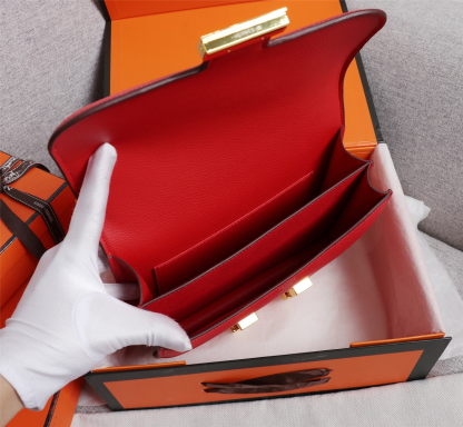 Constance 19/23 bag Red Epsom Leather