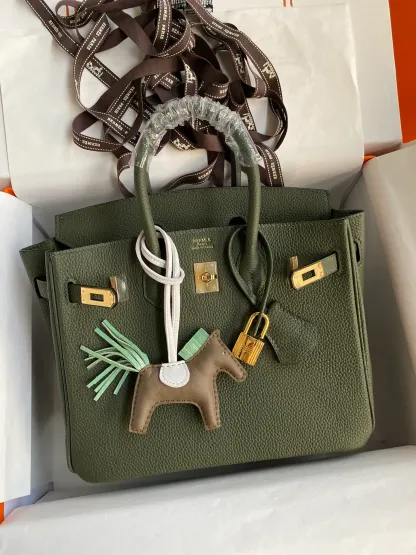 Birkin 25/30/35 Bag Deep Green Togo Leather