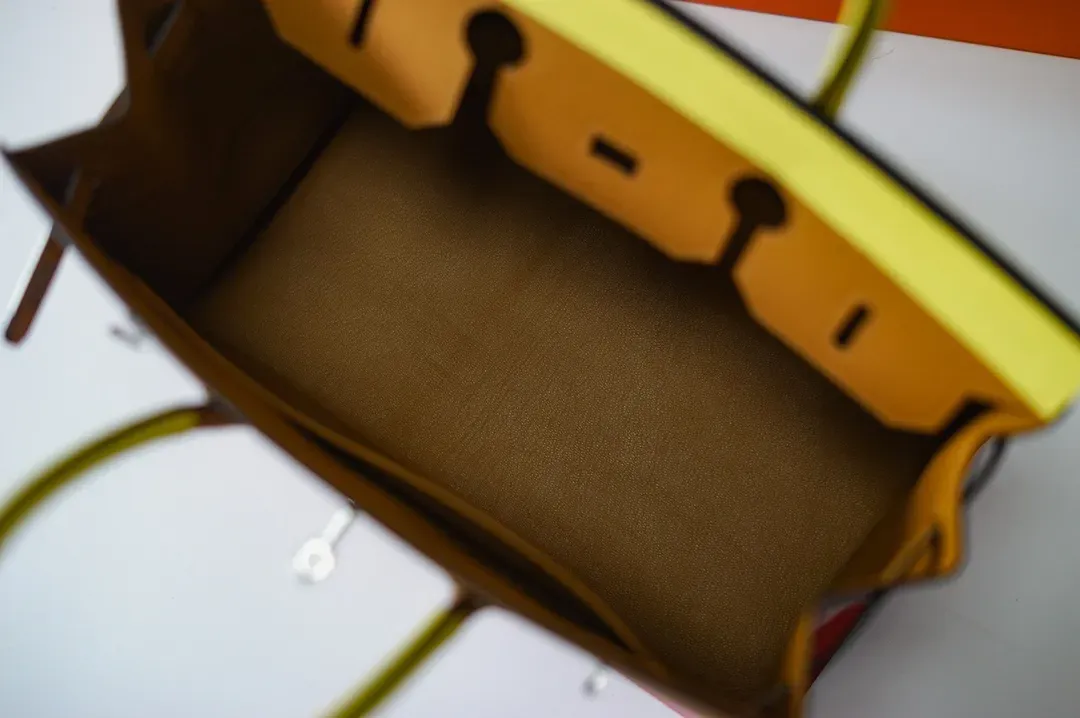 Birkin 35 Bag Four‑Tone Colorblock 2 Epsom Leather