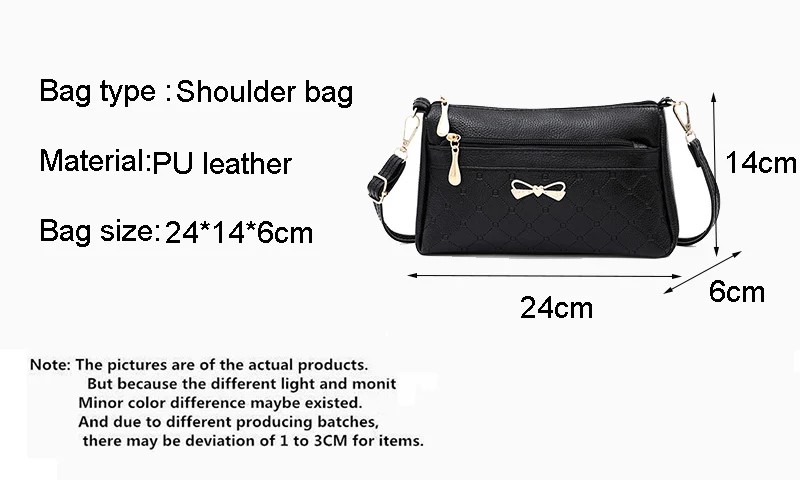 Women Bowknot Leather Small Handbags Female Shoulder Crossbody Bag High Quality Ladies Messenger Purse Tote Purses and Handbags