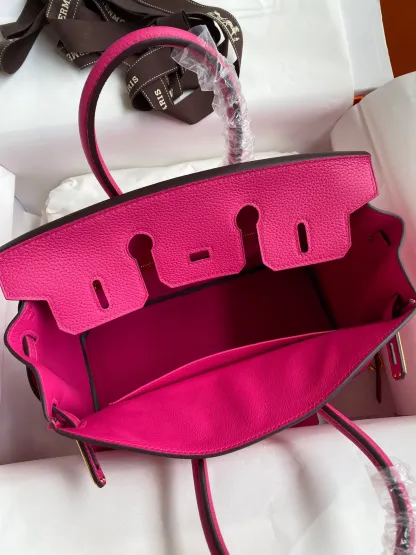 Birkin 25/30/35 Bag Rose Tyrien Togo Leather