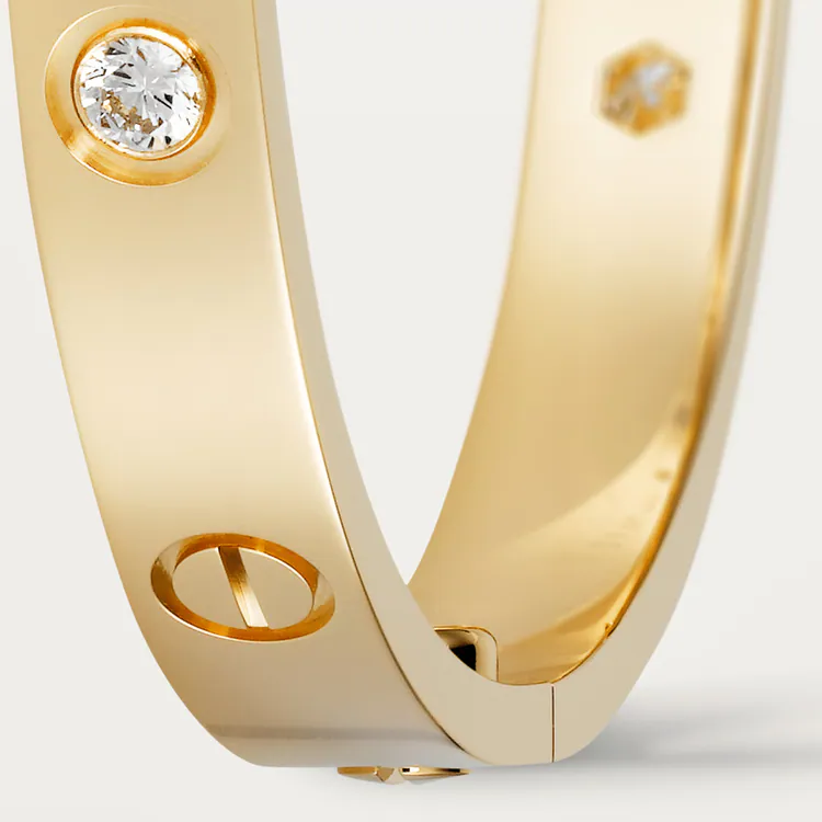 LOVE BRACELET, 4 DIAMONDS