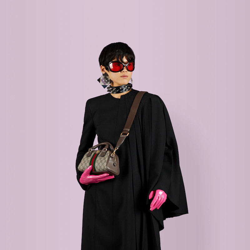 OPHIDIA  MINI TOP HANDLE BAG