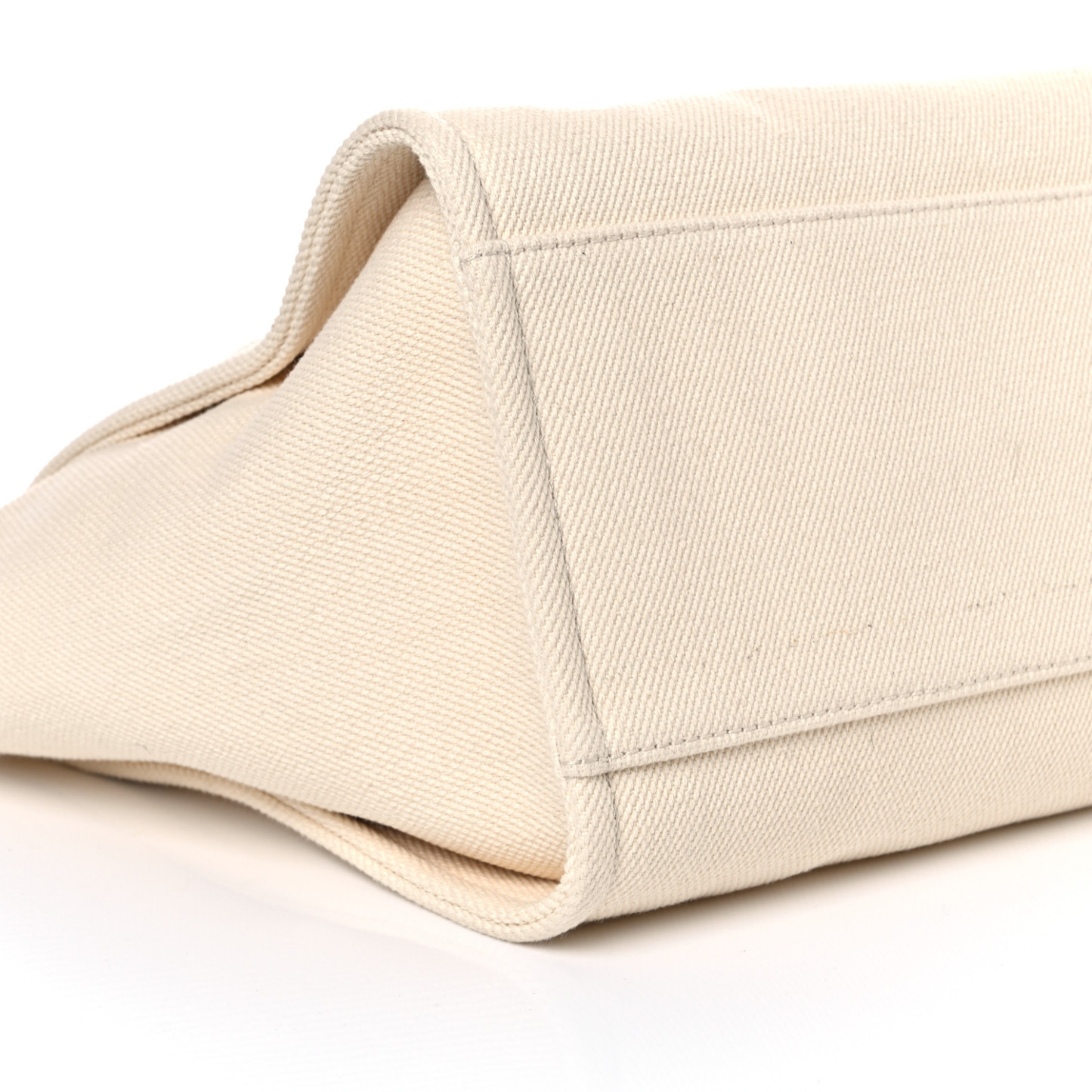 Canvas Pearl Large Deauville Tote Ecru Beige