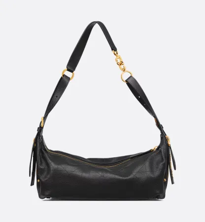 Medium D-Journey Bag in Shiny Goatskin