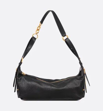 Medium D-Journey Bag in Shiny Goatskin