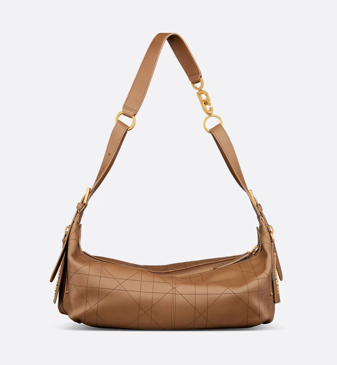 Medium D-Journey Bag in Vintage Smooth Calfskin