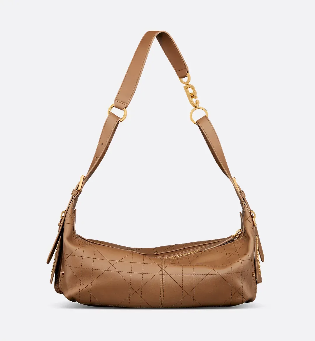 Medium D-Journey Bag in Vintage Smooth Calfskin