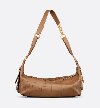Medium D-Journey Bag in Vintage Smooth Calfskin