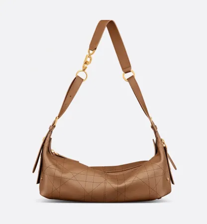 Medium D-Journey Bag in Vintage Smooth Calfskin