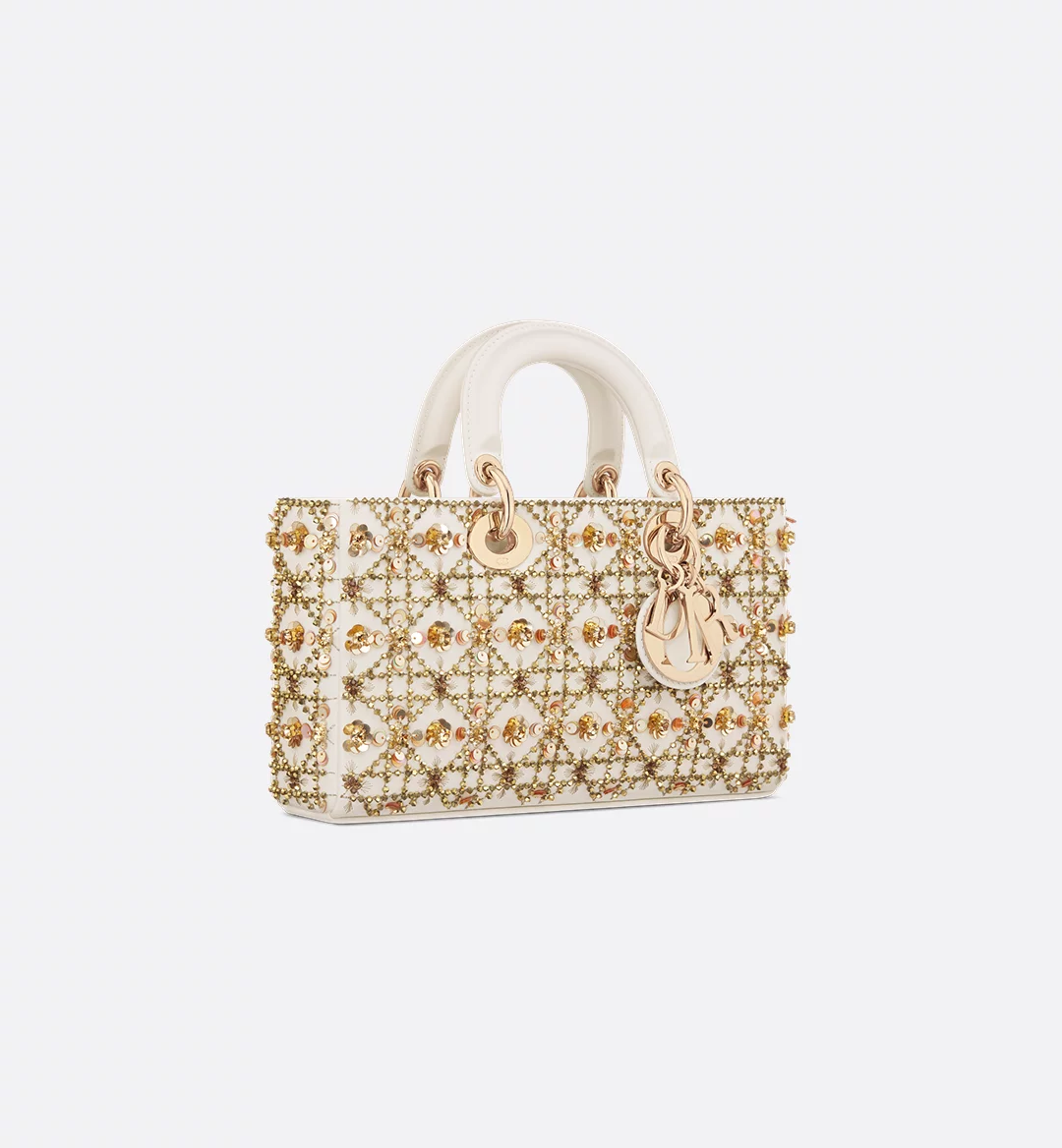 Or Medium Lady D-Joy Bag