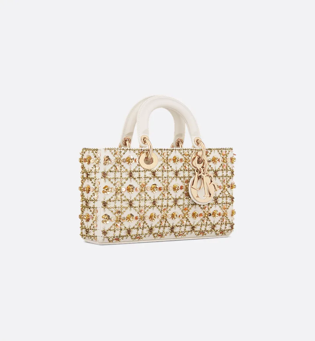 Or Medium Lady D-Joy Bag
