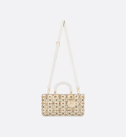 Or Medium Lady D-Joy Bag