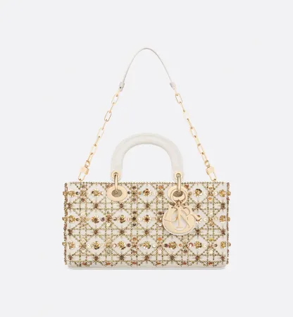 Or Medium Lady D-Joy Bag