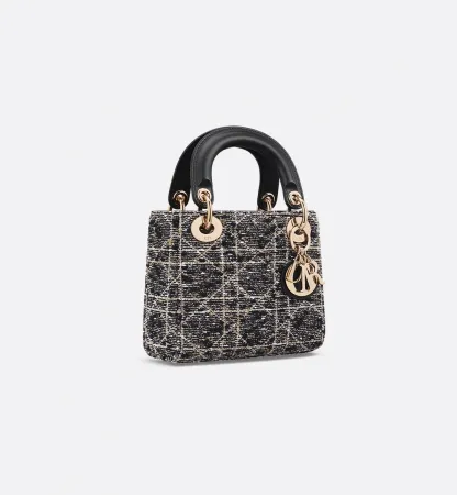 Or Mini Lady Dior Bag