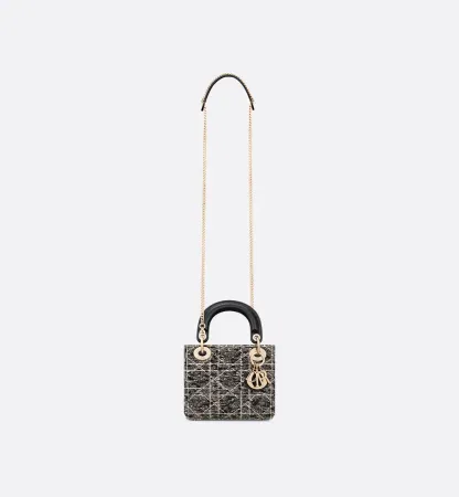 Or Mini Lady Dior Bag