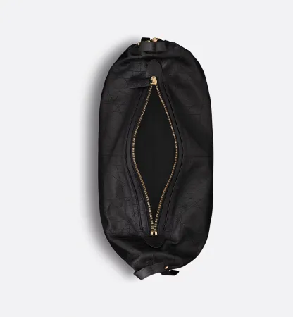 Large D-Journey Bag in Crinkled Calfskin