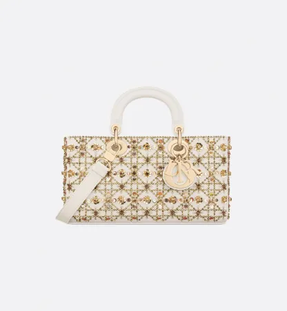 Or Medium Lady D-Joy Bag
