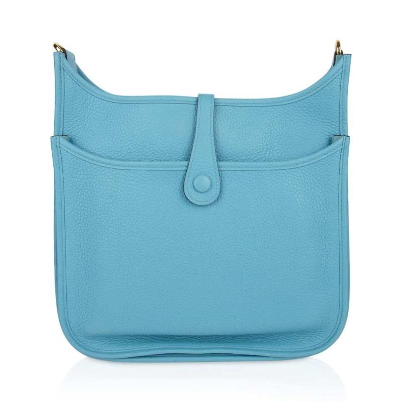 Evelyne PM Bag Blue De Nord Clemence Gold