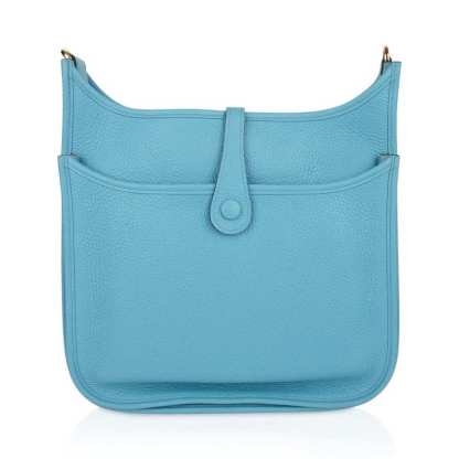 Evelyne PM Bag Blue De Nord Clemence Gold