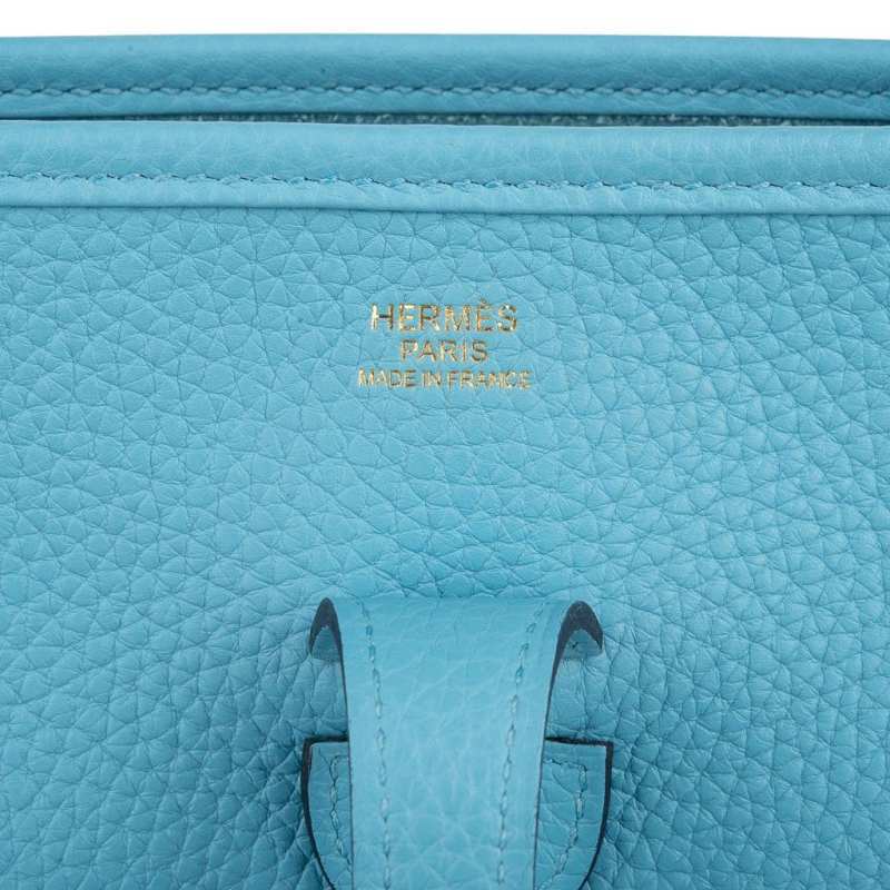 Evelyne PM Bag Blue De Nord Clemence Gold
