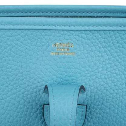 Evelyne PM Bag Blue De Nord Clemence Gold