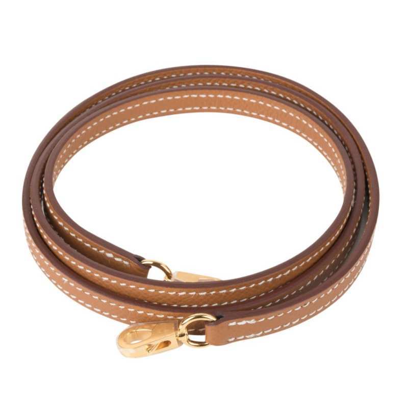 Mini Kelly 20 Bag Sellier Gold Epsom with Gold Hardware