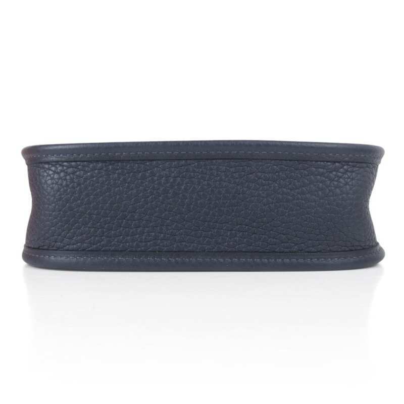 Evelyne TPM Bag Blue Nuit Clemence Leather Gold Hardware