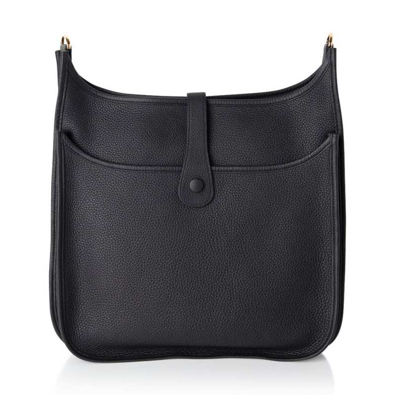 Evelyne GM Black Clemence Gold Hardware