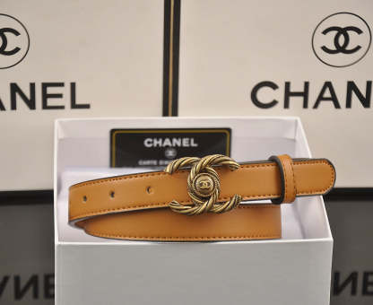 4 Colors vintage striped double C belt