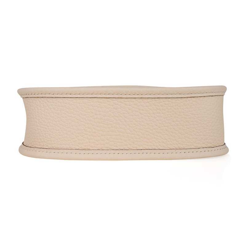 Evelyne TPM Nata / White Strap Crossbody Bag Clemence Gold Hardware