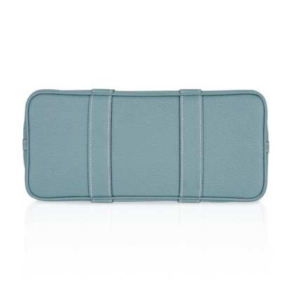 Bag Garden Party 30 Bag Ciel / Vache Country Leather Palladium New w/Box