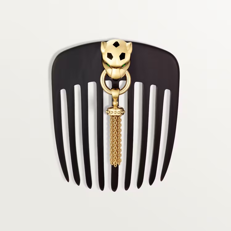 La Panthère ornament hairbrush