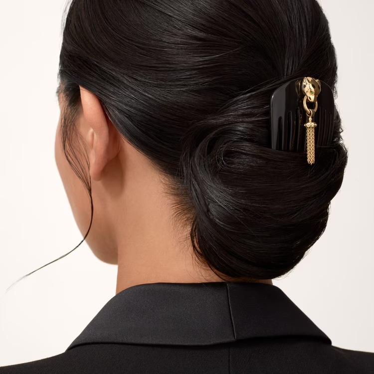 La Panthère ornament hairbrush