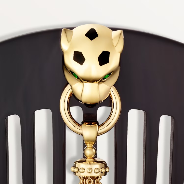 La Panthère ornament hairbrush