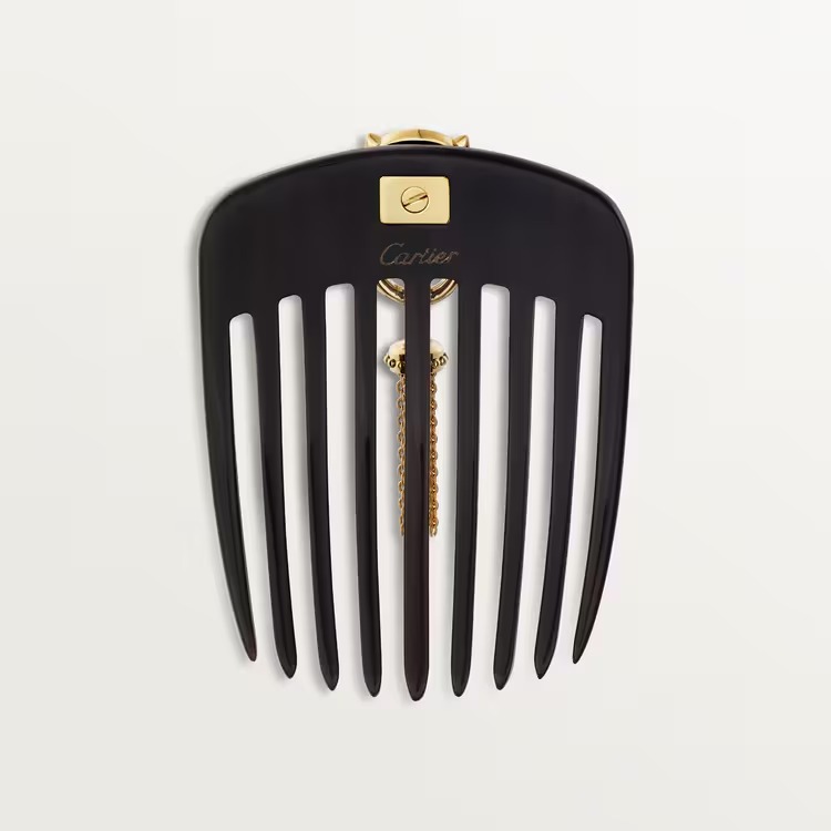 La Panthère ornament hairbrush