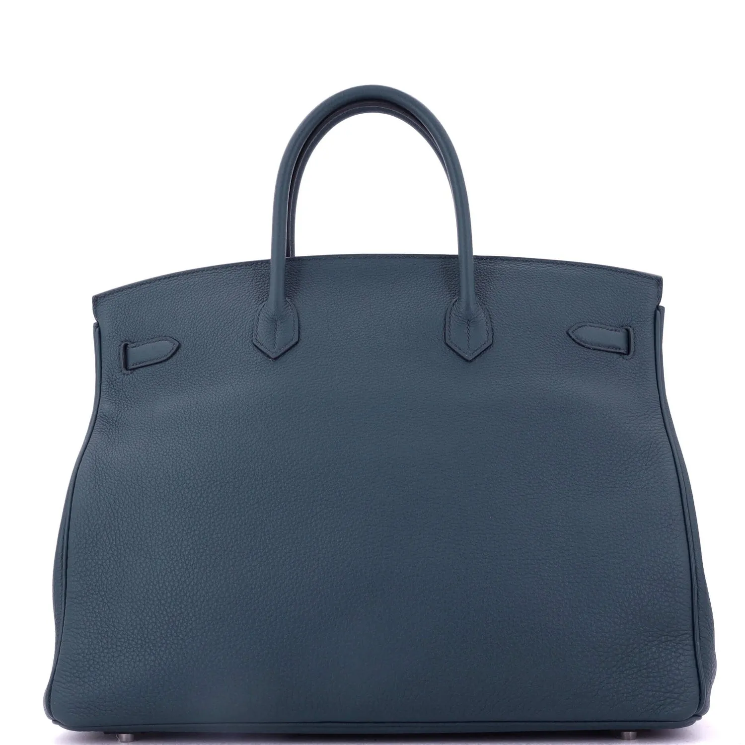 Herthtmes Birkin 40 Handbag Bleu De Prusse Togo  GOLD Hardware