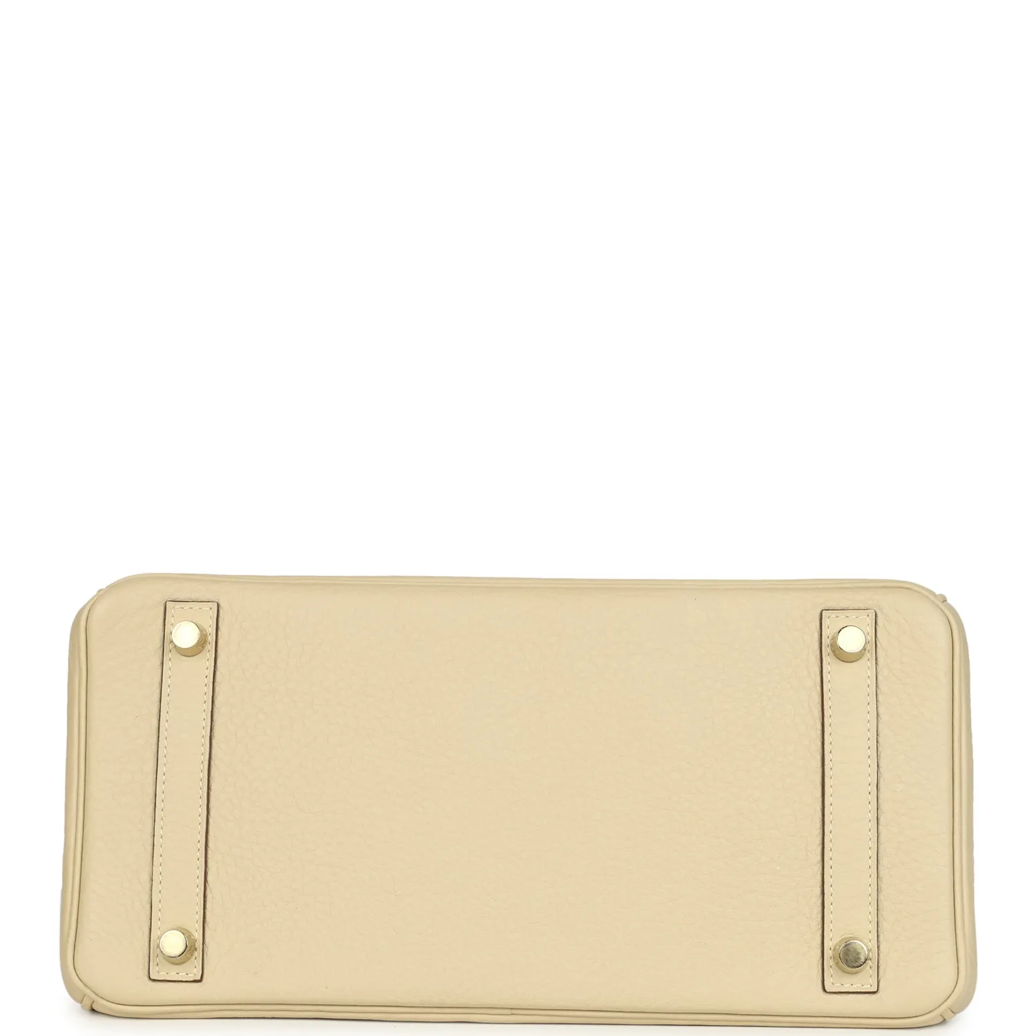 Herthtmes Birkin 40 Handbag Parchemin Clemence GOLD Hardware