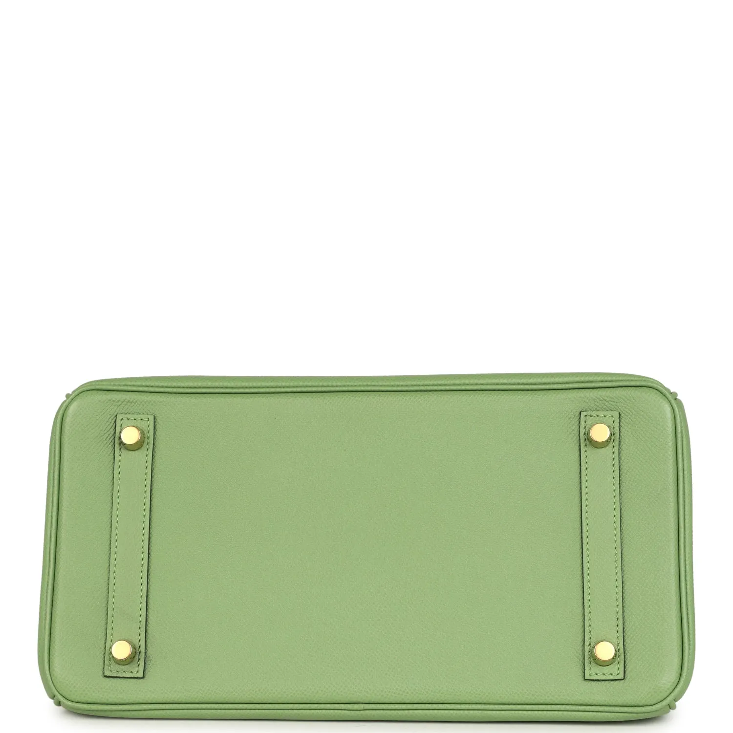 Herthtmes Birkin 40 Handbag  Vert Criquet Epsom GOLD Hardware