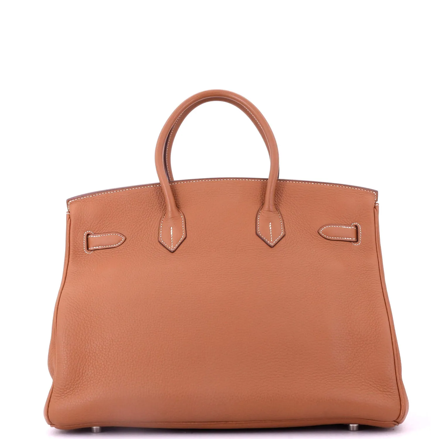 Herthtmes Birkin 40 Handbag Gold Togo Hardware