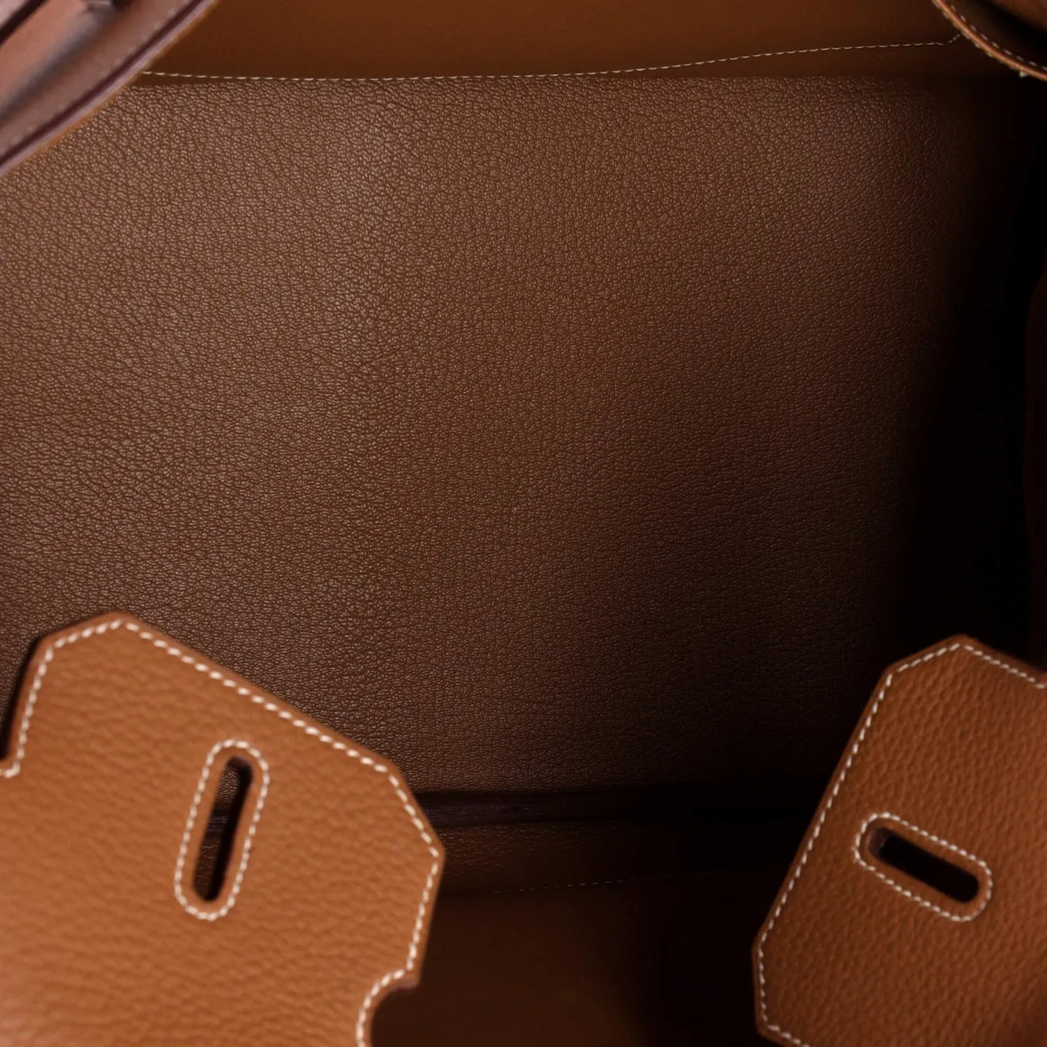 Herthtmes Birkin 40 Handbag Gold Togo Hardware