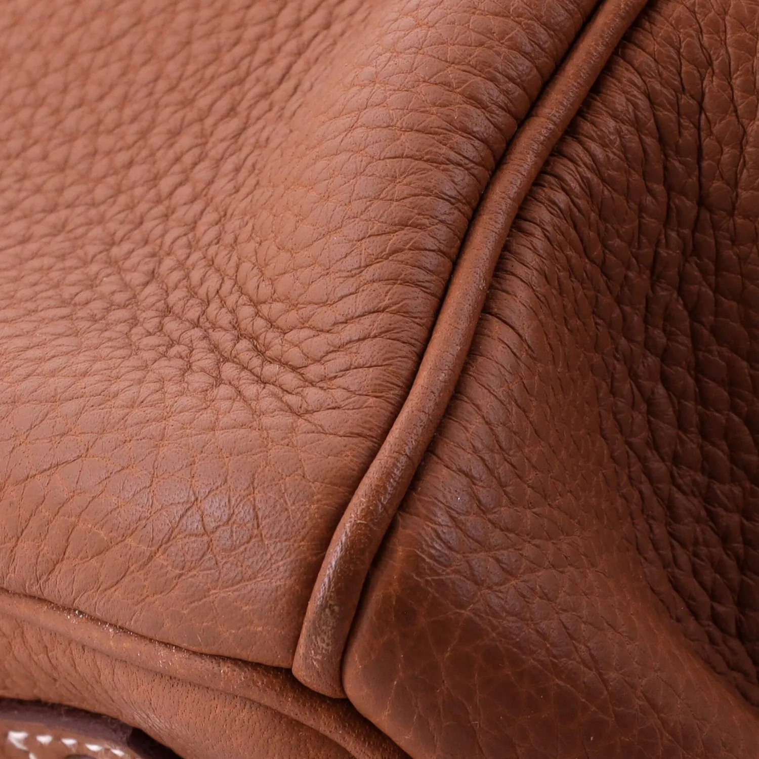 Herthtmes Birkin 40 Handbag Gold Togo Hardware