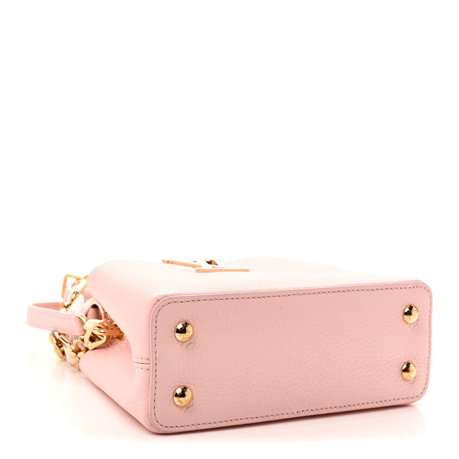 Taurillon Flower Chain Mini Capucines Pink